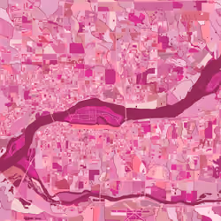 Davenport, IA, USA - Pink