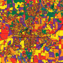 Akron, OH, USA - Rainbow