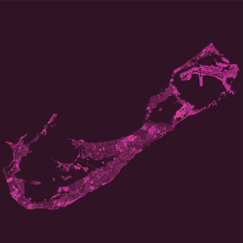Hamilton, Bermuda - Purple