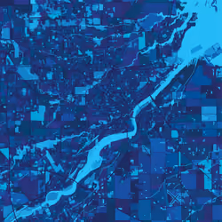 Toledo, OH, USA - Midnight blue
