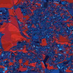 Madrid, Spain - Bloody blue
