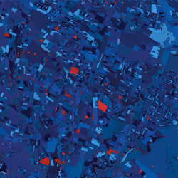 Malang, Indonesia - Bloody blue