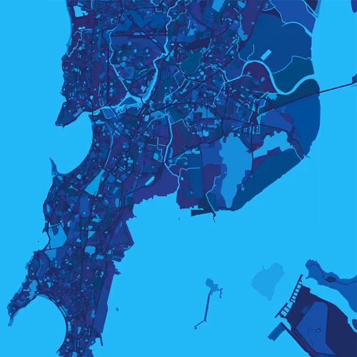 Mumbai, India - Midnight blue