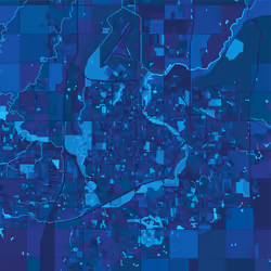 Sioux Falls, SD, USA - Midnight blue