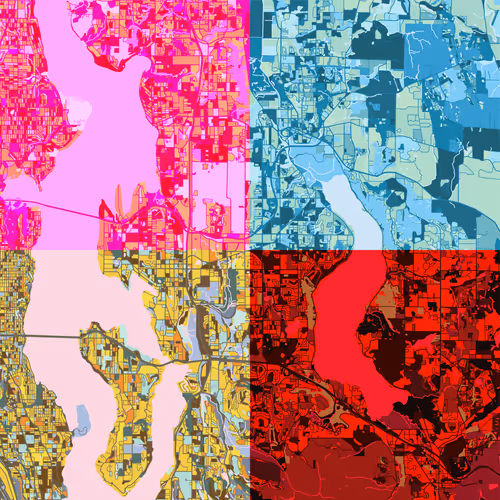 Bellevue, WA, USA - Tribute to Andy Warhol