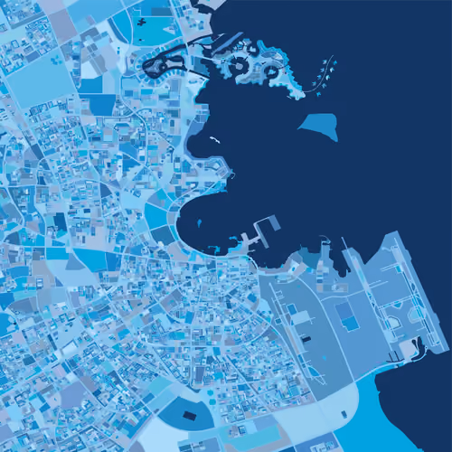 Doha, Qatar - Sky blue