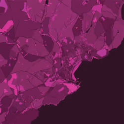 Douglas, Isle of Man - Purple