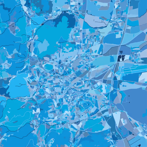 Clermont-Ferrand, France - Sky blue