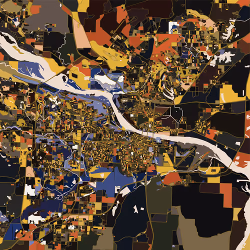 Little Rock, AR, USA - Tribute to Jackson Pollock