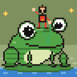Frog Rider 0664