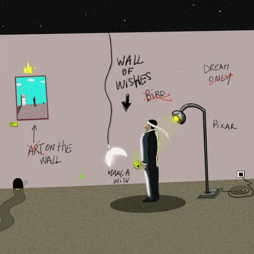 Le mur des souhaits et des souvenirs d’enfances.