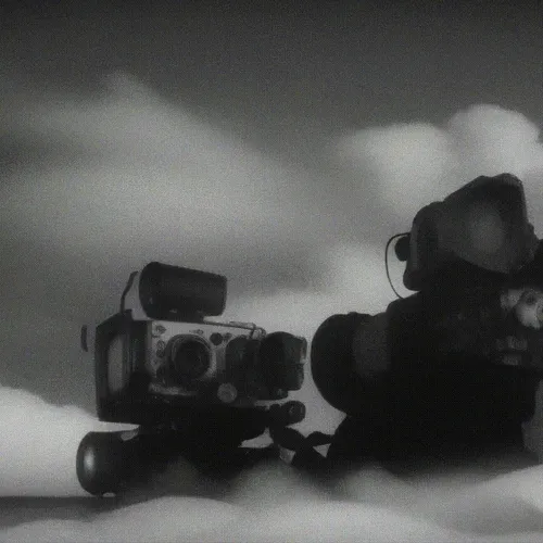 Man With Ai Movie Camera