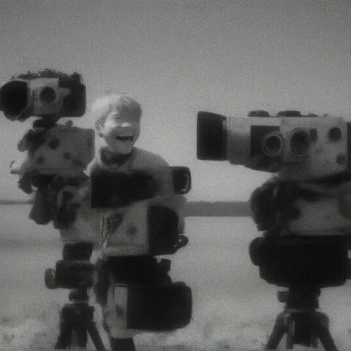 Man With Ai Movie Camera