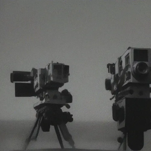 MAN WITH AI MOVIE CAMERA #100