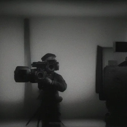Man With Ai Movie Camera