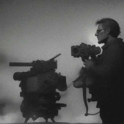 Man With Ai Movie Camera