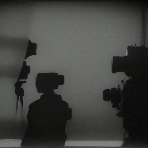 Man With Ai Movie Camera