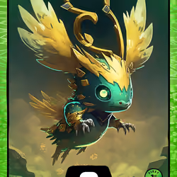 Goldfeather 8/10 Lime Chaos