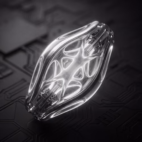 Quantumomega Bio-Glass Heart of Light