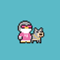 Pixel Penguin #2596