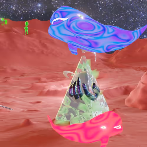 Fvck Crystal Staking Celebration Nft Art By Free H