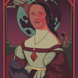 She Caught a Unicorn (Red) #8/58