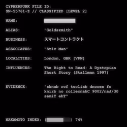 CYPHERPUNK FILES #5587