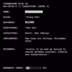 CYPHERPUNK FILES #9285