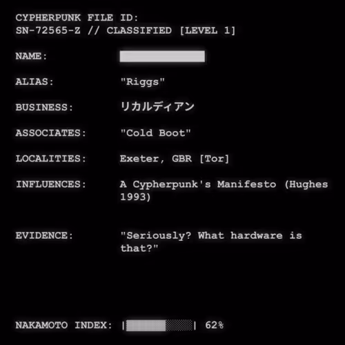 CYPHERPUNK FILES #5816