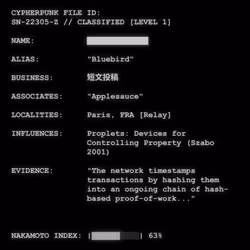 CYPHERPUNK FILES #8684