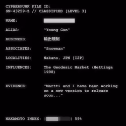 CYPHERPUNK FILES #6306