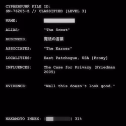 CYPHERPUNK FILES #3189