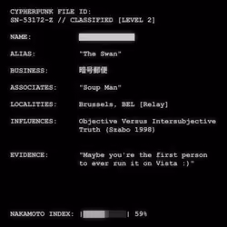 CYPHERPUNK FILES #9708