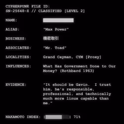CYPHERPUNK FILES #6401