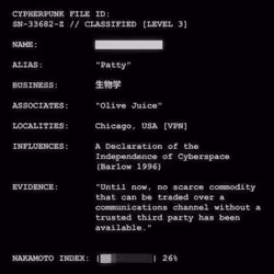CYPHERPUNK FILES #5922