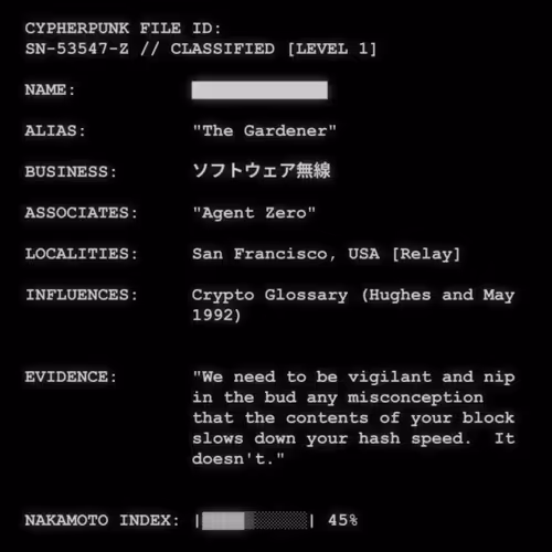 Cypherpunk Files