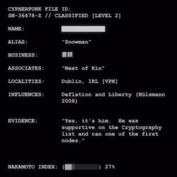 CYPHERPUNK FILES #238