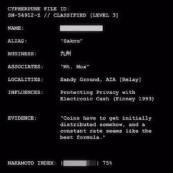 CYPHERPUNK FILES #258