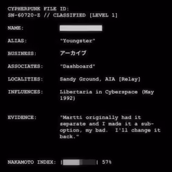 CYPHERPUNK FILES #9307