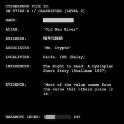 CYPHERPUNK FILES #7160
