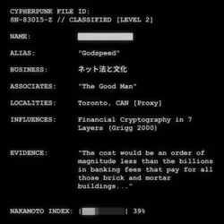 CYPHERPUNK FILES #8291