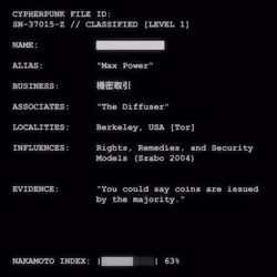 CYPHERPUNK FILES #4613