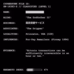 CYPHERPUNK FILES #9445