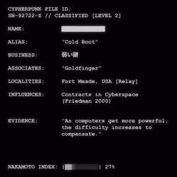 CYPHERPUNK FILES #176