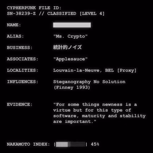 CYPHERPUNK FILES #6930