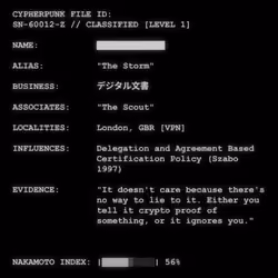 CYPHERPUNK FILES #260
