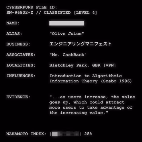 CYPHERPUNK FILES #8101