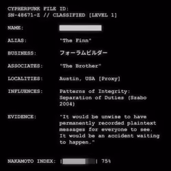 CYPHERPUNK FILES #405