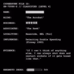 CYPHERPUNK FILES #9911