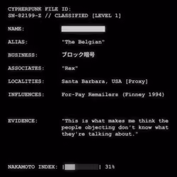 CYPHERPUNK FILES #6993